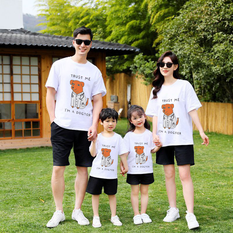 Amspro Baju Kaos Family Kaos Couple Baju Couple Keluarga Kaos Oversized Dogtor