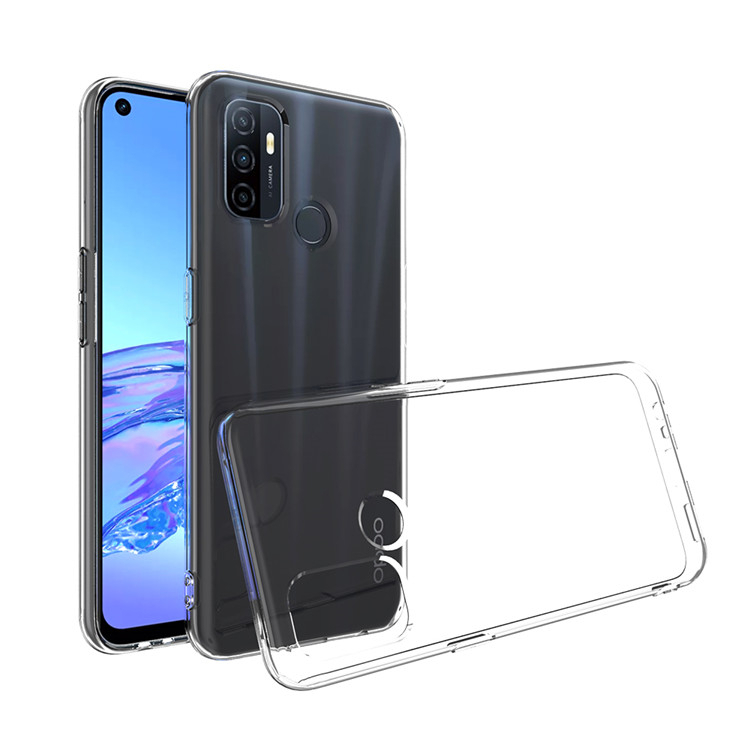 Clear Case Oppo A98 A78 A57 A52 A92 A53 A33 A8 A31 A15 A74 A94 A9 A5 A7 A5s A1K A74 A91 A16 2020 4G 5G  Plus + Protector Camera Kamera Soft Tpu Casing Transparant