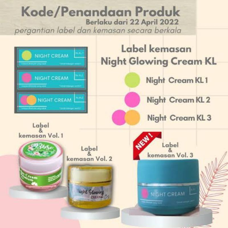 BBSC Night Cream KL Series 10gr