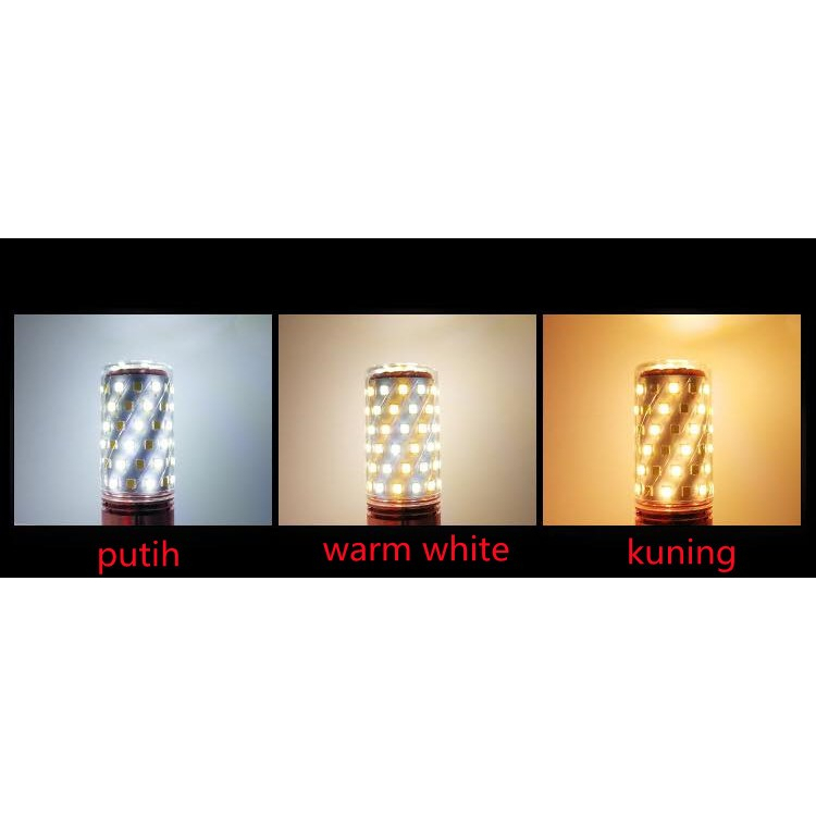 Lampu Jagung/Candle Led 3 Warna 12W Fitting E14 E27