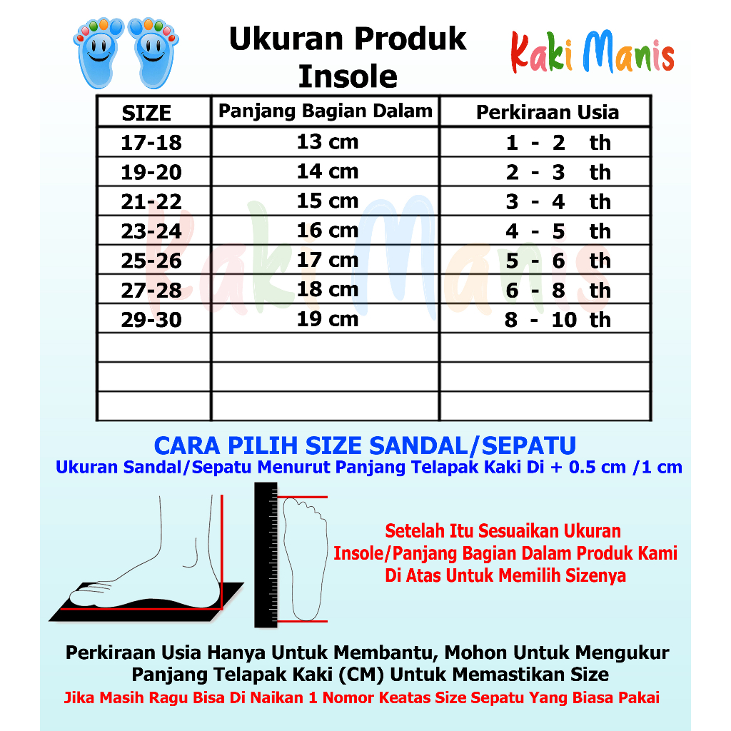 PROMO 12.12 PUNCAK Kakimanis B310 Sandal Slop Import Mobil Anak Laki-laki Perempuan Kekinian Sendal Casual