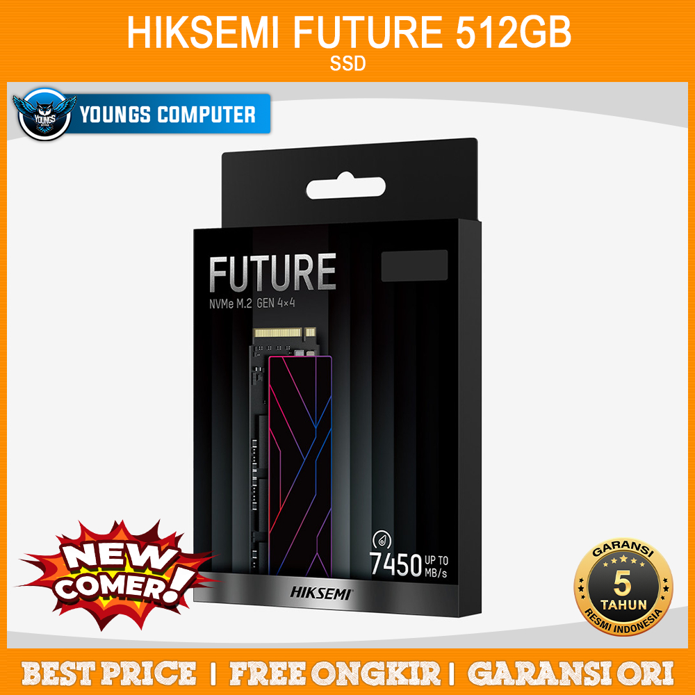 SSD HIKSEMI FUTURE PCIe Gen4x4 NVME 512GB | HS-SSD-FUTURE 512G