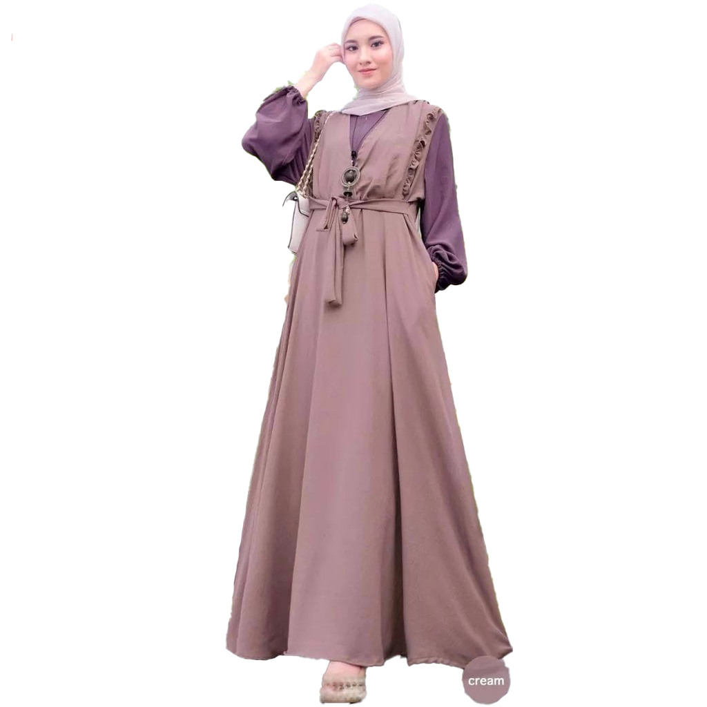 [COD] Hashiva - Pakaian Gamis Wanita Muslim Terkini Sonya Dress