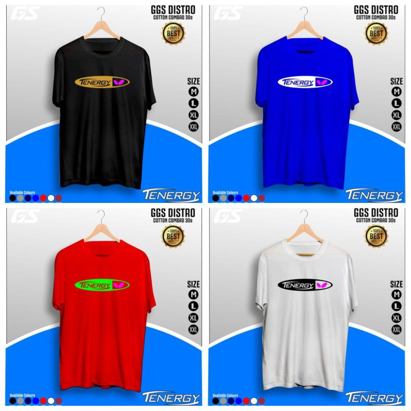 kaos pingpong tenis meja dewasa pria wanita