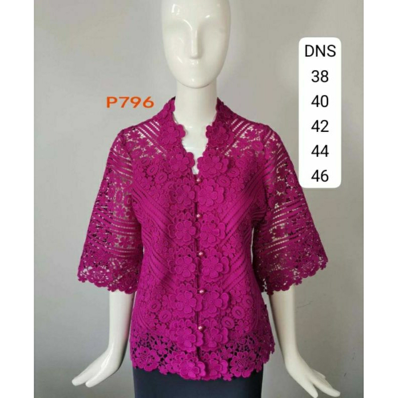 pink butik kancing depan made in thailand