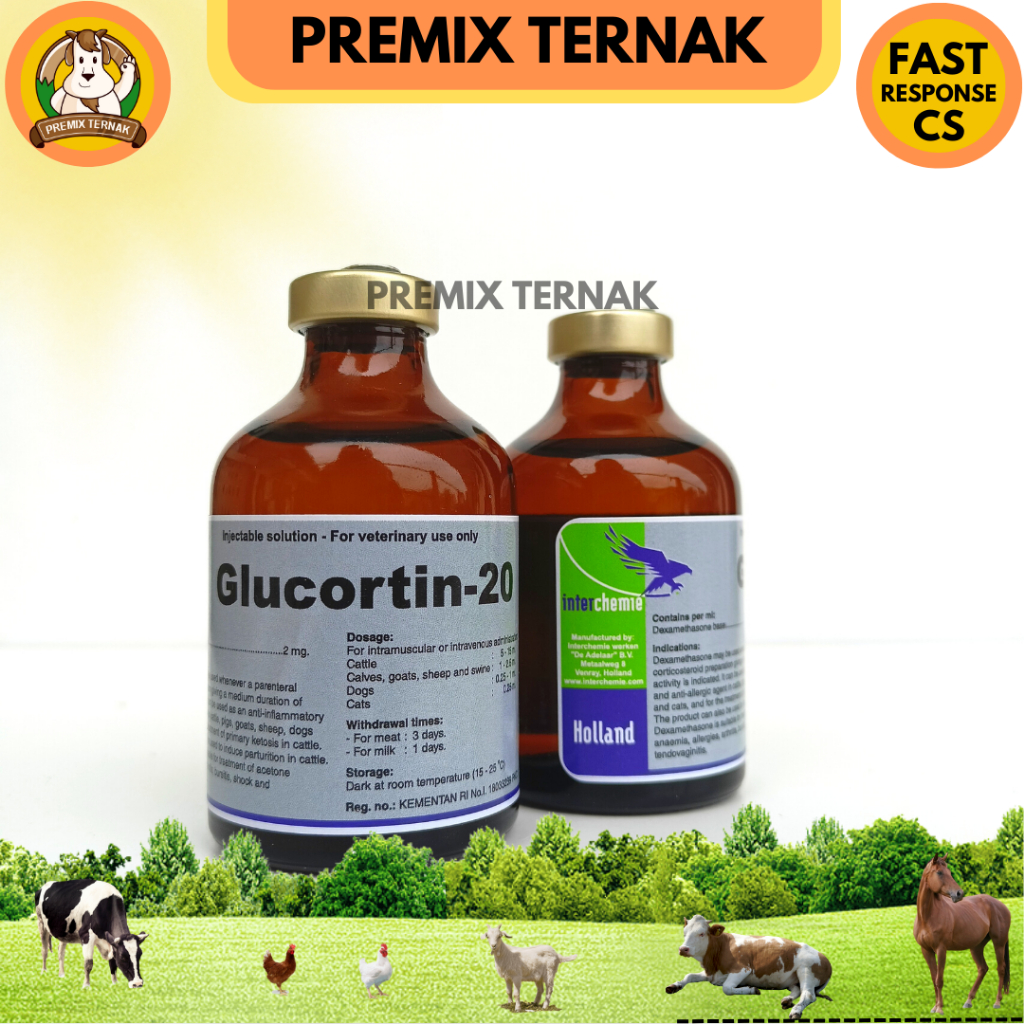 INTERTRIM 100 ml - Obat diare sapi - Obat Mencret Sapi Kambing Domba - lIke Colibact Sulfa Strong