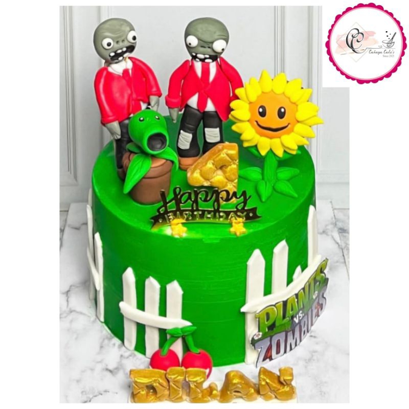 

Kue Ulang Tahun Plant VS Zombie / Zombie Cake / Kue Ultah Zombie