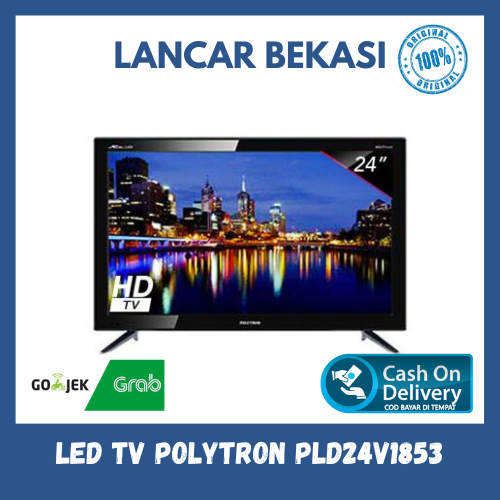 LED TV POLYTRON DIGITAL PLD24V1853 [24 Inch] USB HDMI - GARANSI RESMI