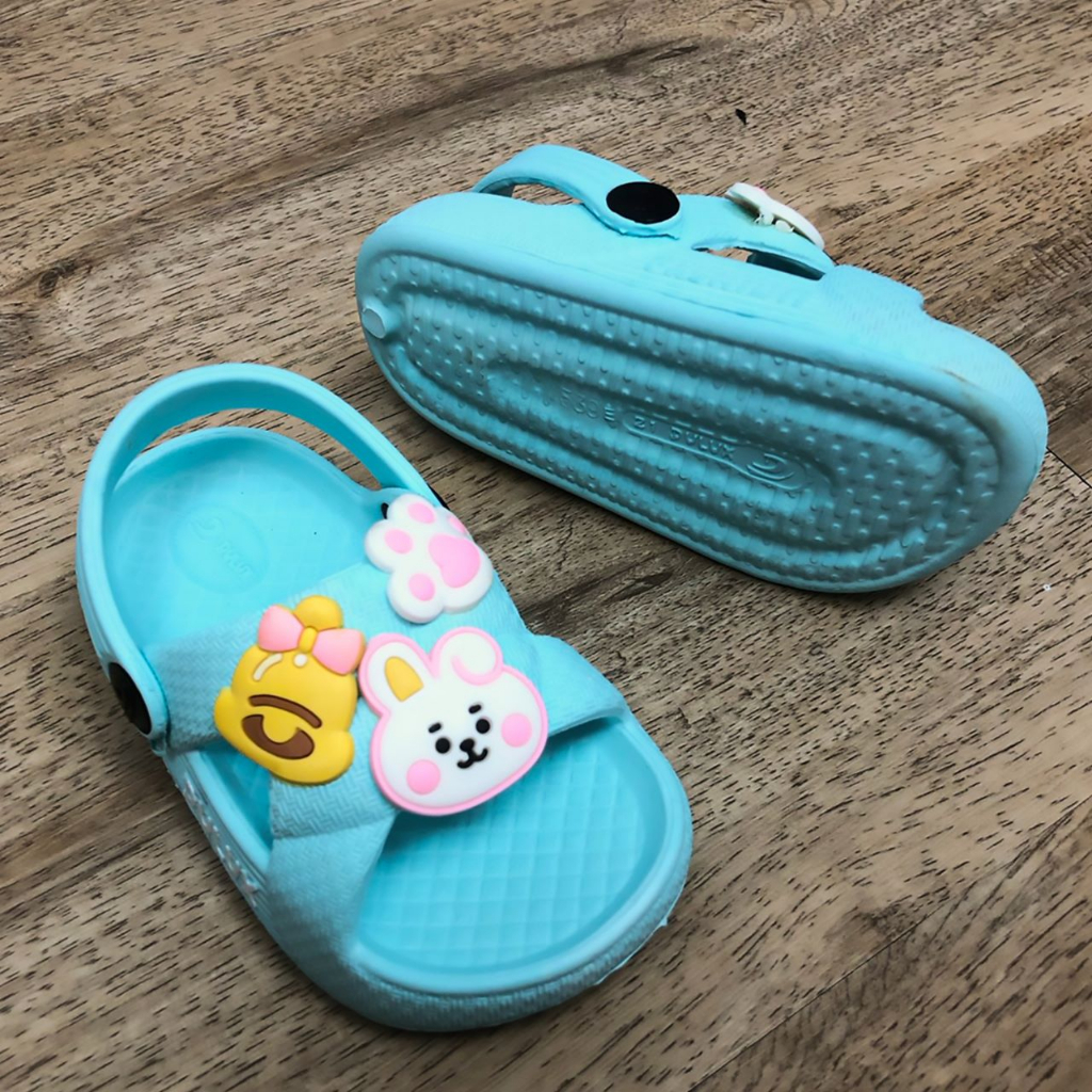 Sandal Slop Fuji Anak Perempuan Lucu Gambar Kucing - 539E 20/25