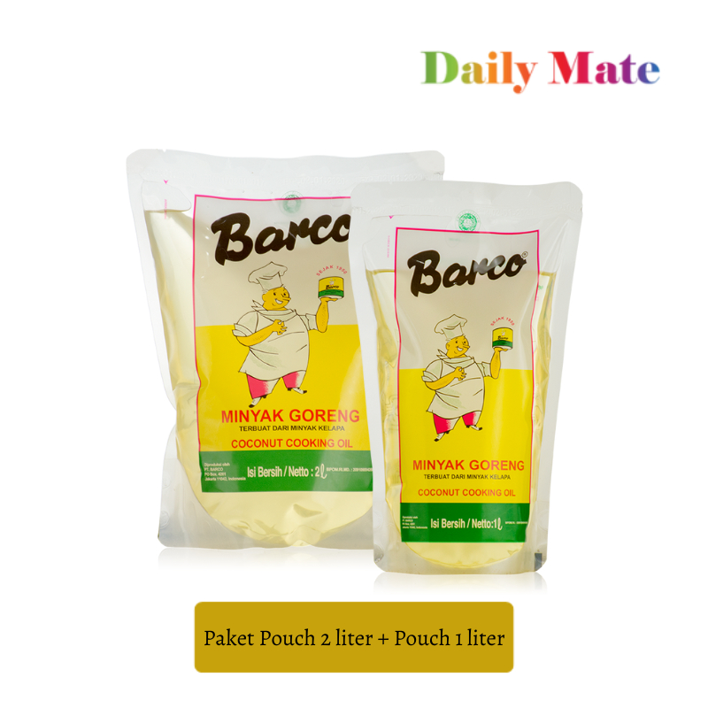 

Paket Pouch 1 Ltr & 2 Ltr Minyak Goreng Kelapa "Barco