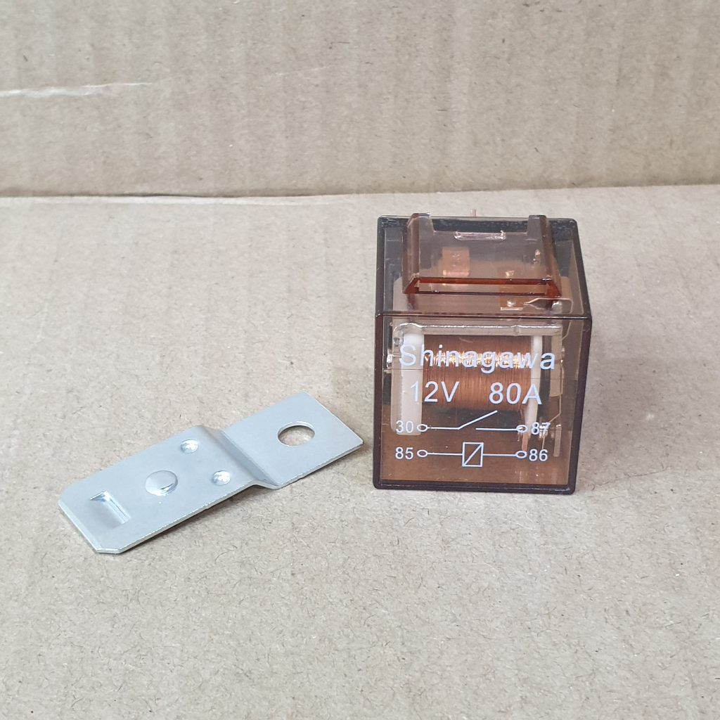 RELAY KLAKSON 12V RELAY TRANSPARAN 12V