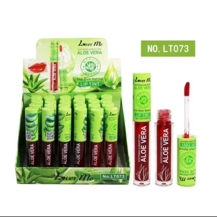 LIP TINT LOVES ME ALOEVERA LIP STAIN LIP CARE LIP GLOSS LOVES ME