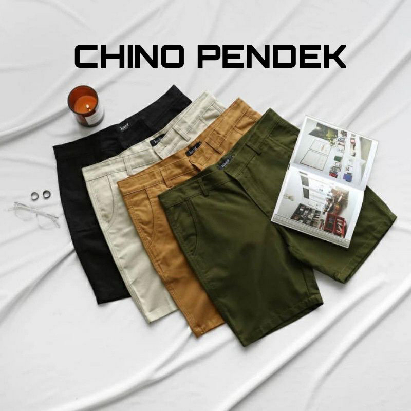 Celana Chino Pendek Pria Murah Premium/Celana Chinos Pendek Size 27-38 Bahan Adem Melar