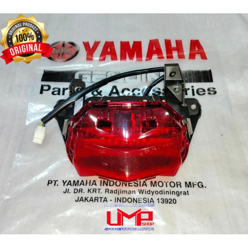 LAMPU STOP BELAKANG NEW AEROX CONNECTED 2021 ASSY REFLEKTOR LAMPU STOP BELAKANG NEW AEROX 155 CC ORIGINAL YAMAHA YGP