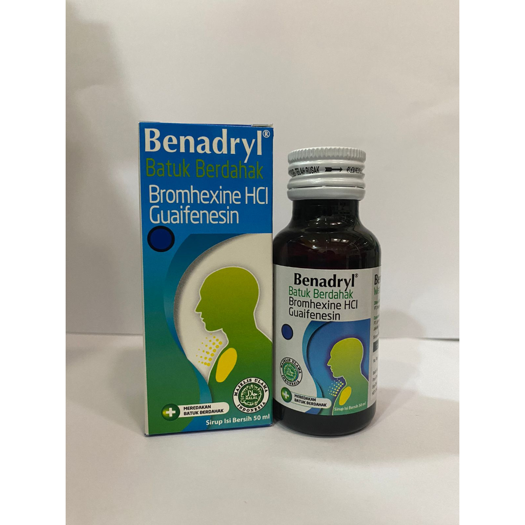 Benadryl Sirup Obat Batuk Berdahak 50ml