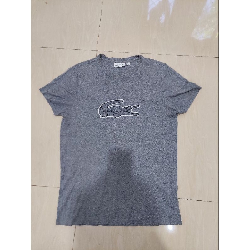 kaos lacoste big logo second