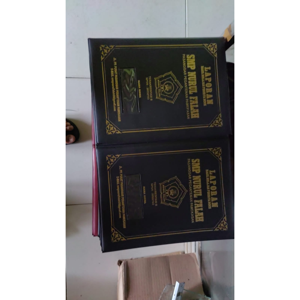 

sampul raport / sampul sablon isi 2 lembar