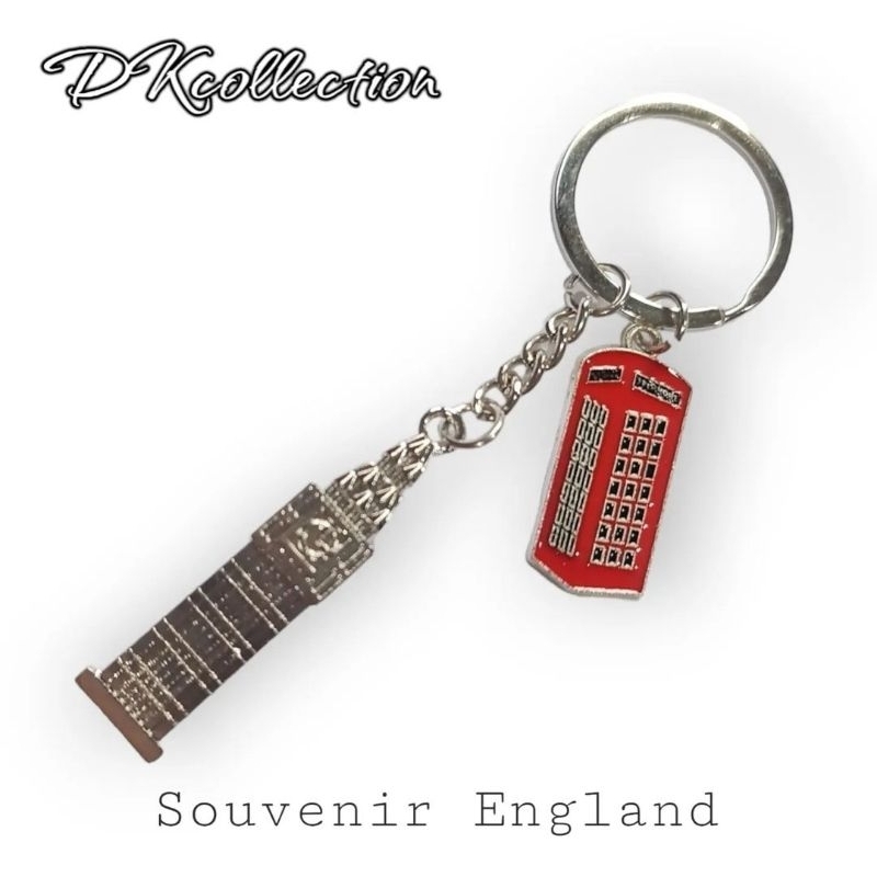 Gantungan kunci UK Souvenir London keychain UK gantungan kunci London ganci England Souvenir