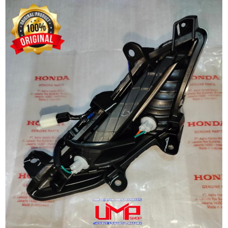 Lampu Sein Kiri Depan – New Supra X 125 FI assy set lampu original