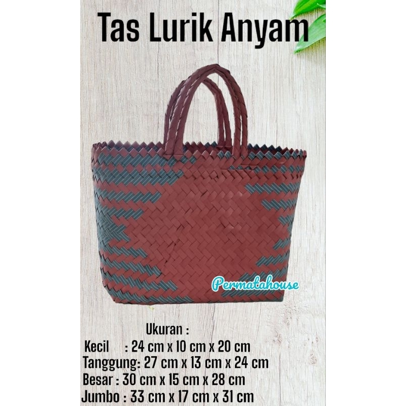 TAS LURIK ANYAM - TAS PASAR - TAS BELANJA