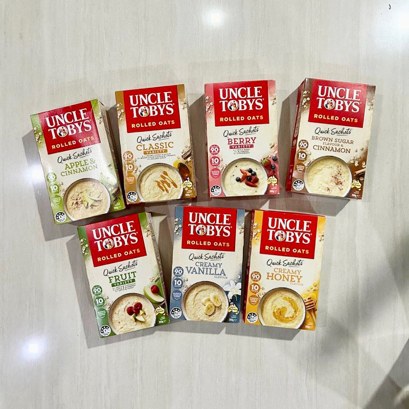 

UNCLE TOBYS ROLLED OATS QUICK SACHETS AUSTRALIA