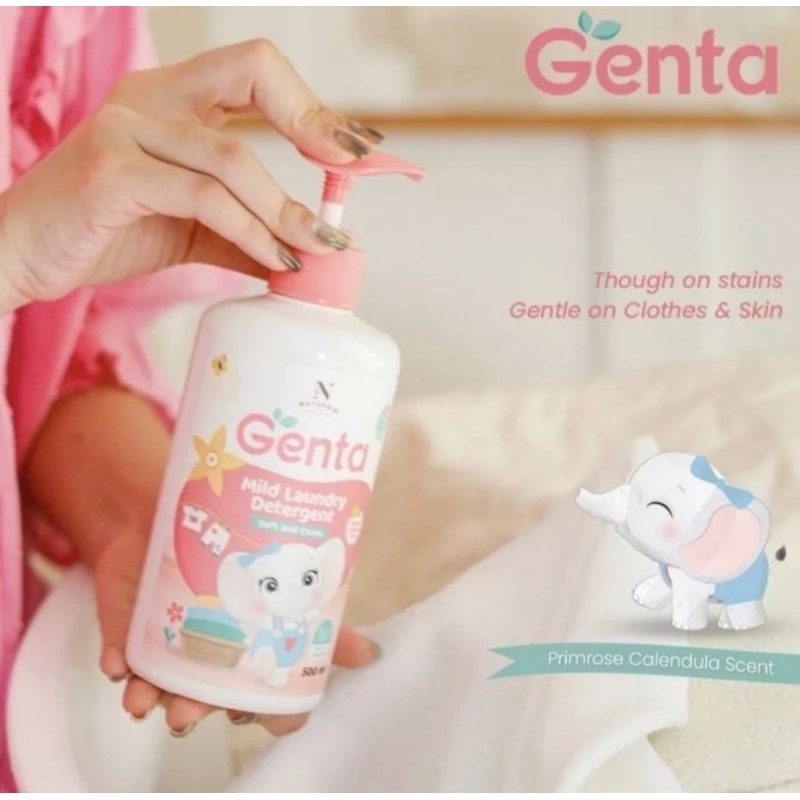 NATUREIN GENTA Mild Laundry Detergent 500ml / Detergent Laundry Pakaian Bayi Anak