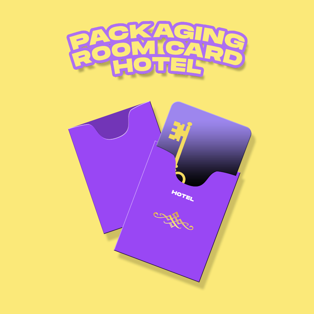 

PACKAGING ROOM CARD HOTEL CUSTOM