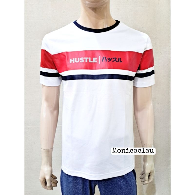 Kaos Pria Poshboy Original Uptown Print Tshirt Katun Putih