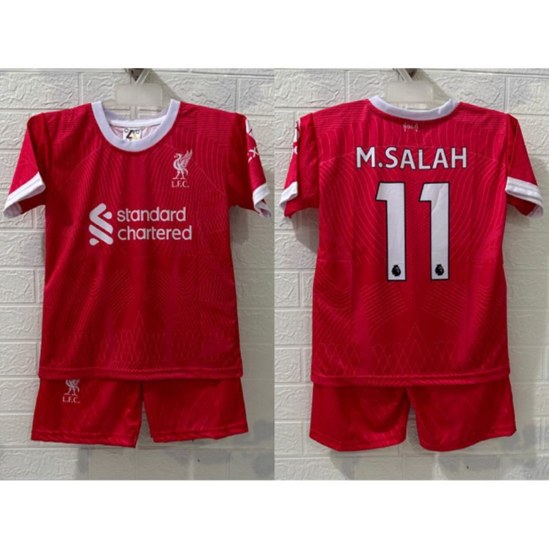 setelan jersey anak liverpool home printing