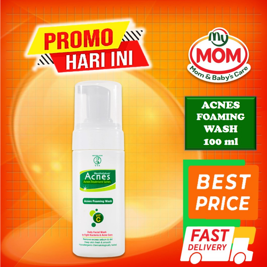 [BPOM] Acnes Foaming Wash 100 ml / Acnes Sabun Muka / Acnes Facial Wash / Sabun Jerawat / Acnes Face Wash / Foaming Cleanser / MY MOM