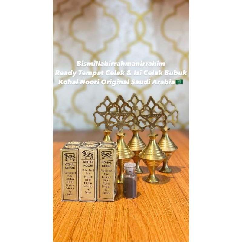 Tempat Celak + Tempat Celak Kuningan, Celak Mata