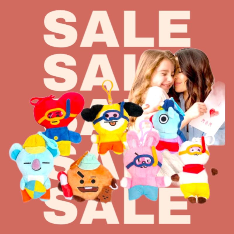 Gantungan konci boneka bts