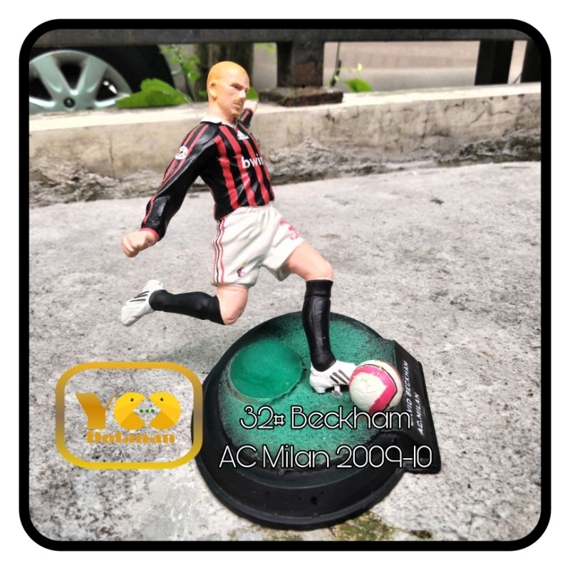 STATUE 32# BECKHAM - AC MILAN 2010 FIGURE PEMAIN BOLA