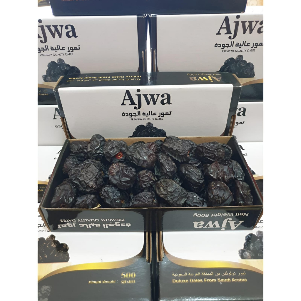 

Kurma Ajwa/Kurma Nabi Jumbo 500gr