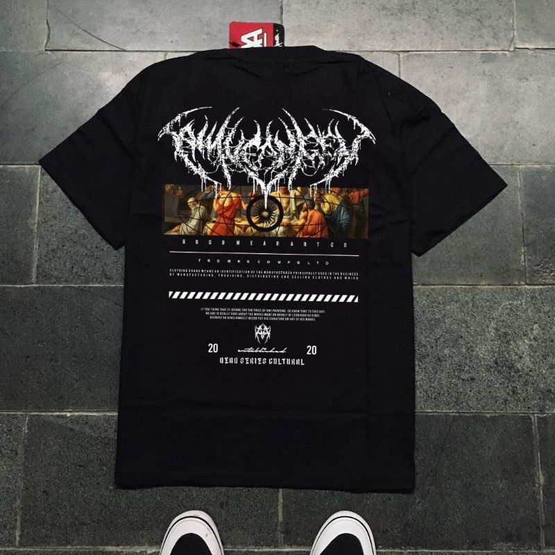 KAOS MOTIF METAL / T-SHIRT DISTRO ORIGINAL PRIA  / STREETWEAR / KAOS CASUAL / KAOS PRIA WANITA / BAJ