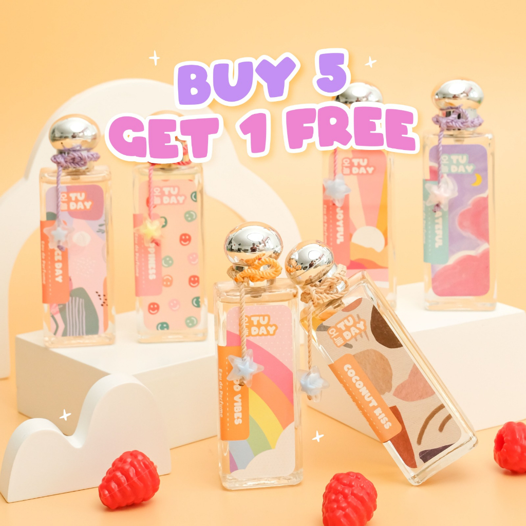 BUY 5 GET 1 FREE TUDAY PARFUME