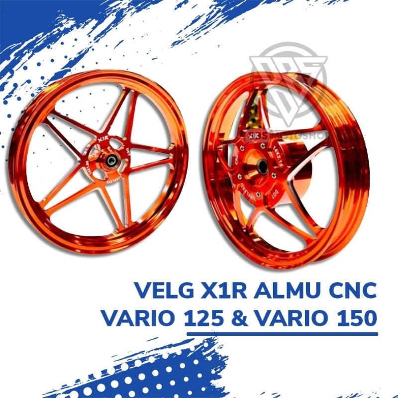 Velg X1R Vario 125 & Vario 150 Alumunium CNC