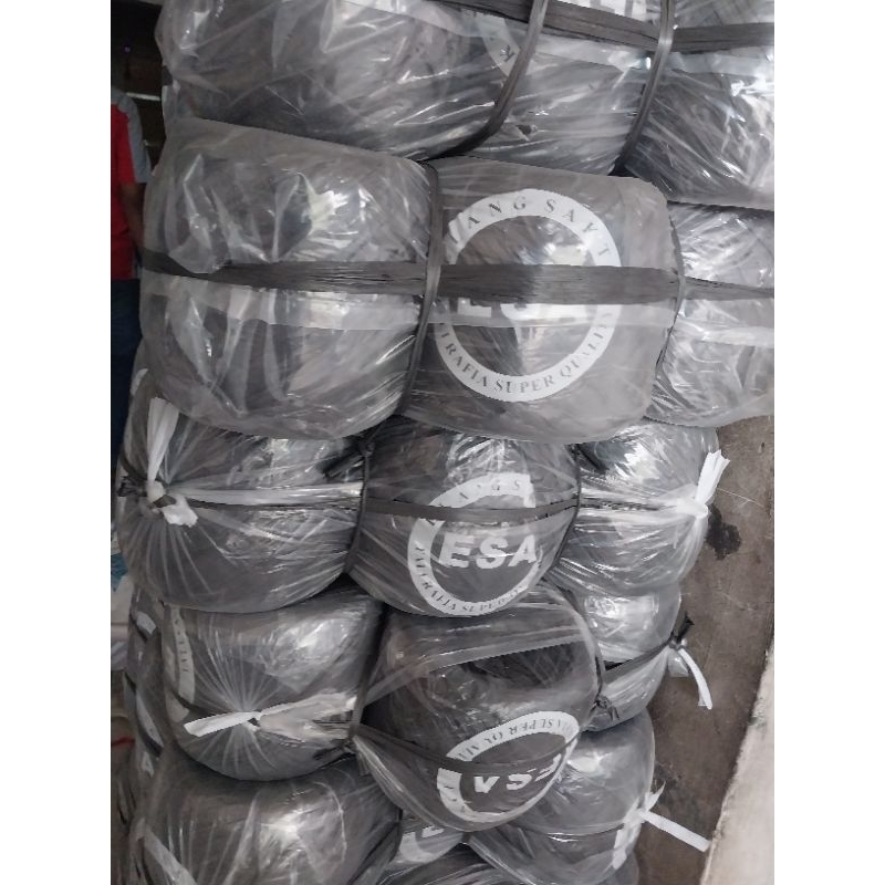 tali rapia 1kg hitam roll