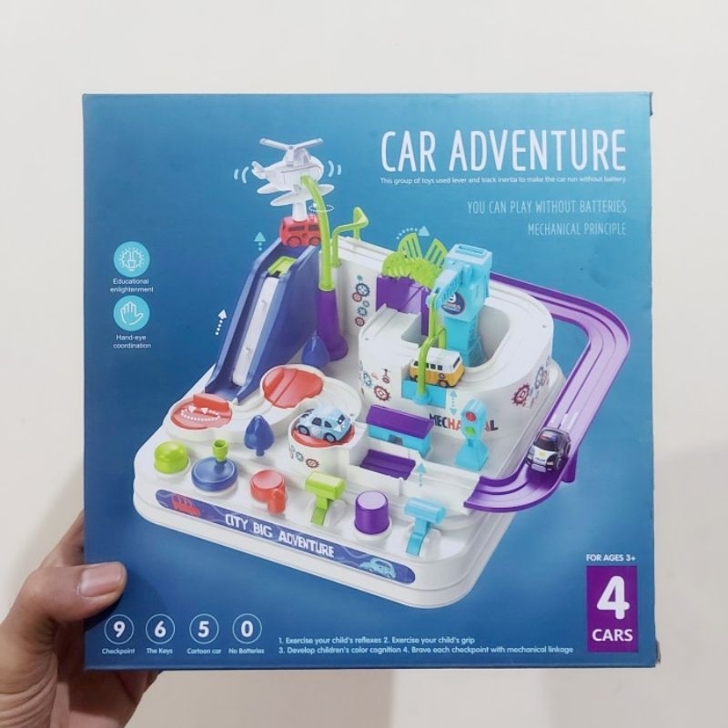 Mainan Car Adventure Edukatif - Track Mobil Mobil Edukasi Anak Laki Cowok