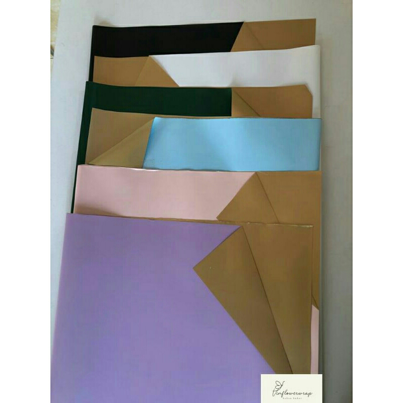 

cellophane bi color gold (WAJIB CO KARDUS PACKING)