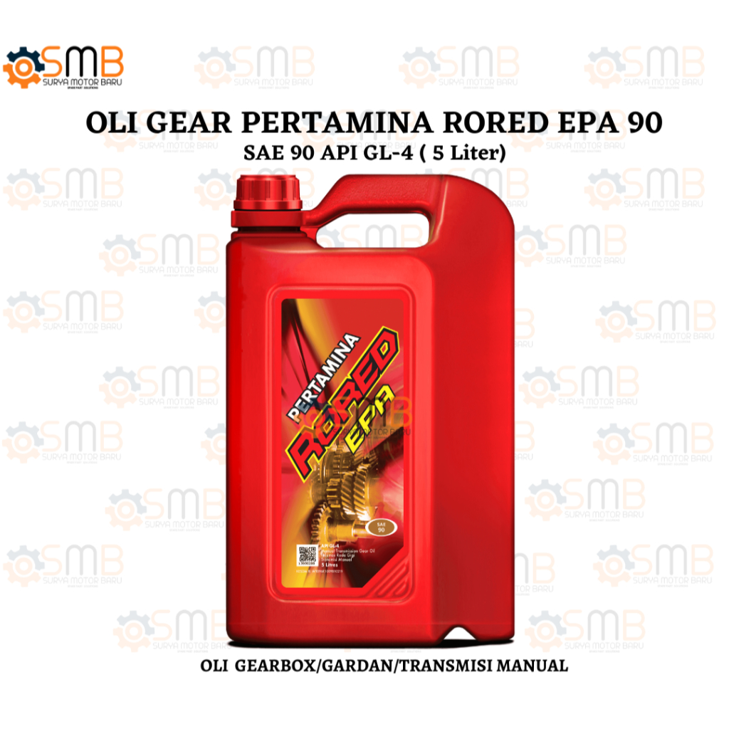 OLI GEAR PERTAMINA RORED EPA 90 SAE 90 API GL-4 5 LITER