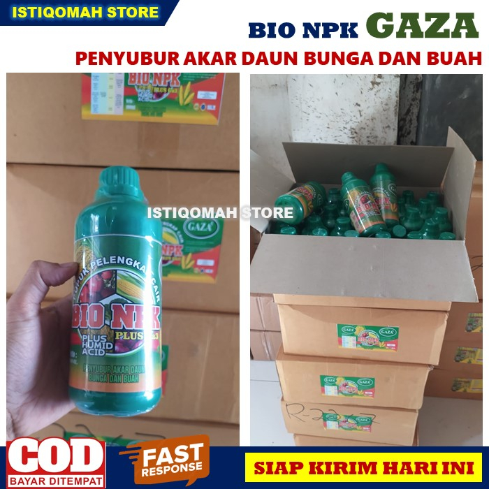 Pupuk Penyubur Akar Daun Bunga dan Buah Tanaman Durian BIO NPK GAZA 500ML Pupuk NPK Cair Tanaman Durian Terbaik, Pupuk Durian Agar Cepat Berbuah Lebat Rasanya Manis dan Mantap, Pupuk Organik Tanaman Durian yang Bagus dan Manjur