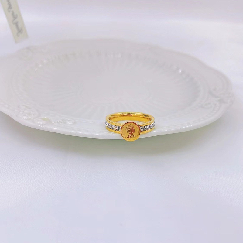 Cincin ful zircon elisabelt titanium anti karat harga grosir bisa cod