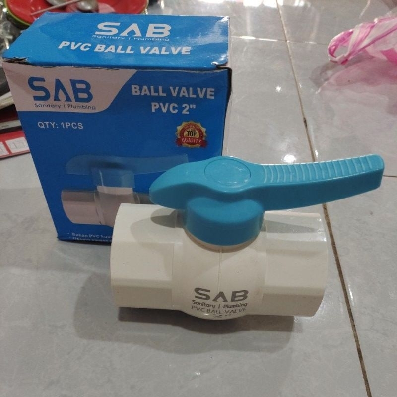 SAB ball Valve PVC 2&quot; / SAB ball Valve 2&quot; PVC