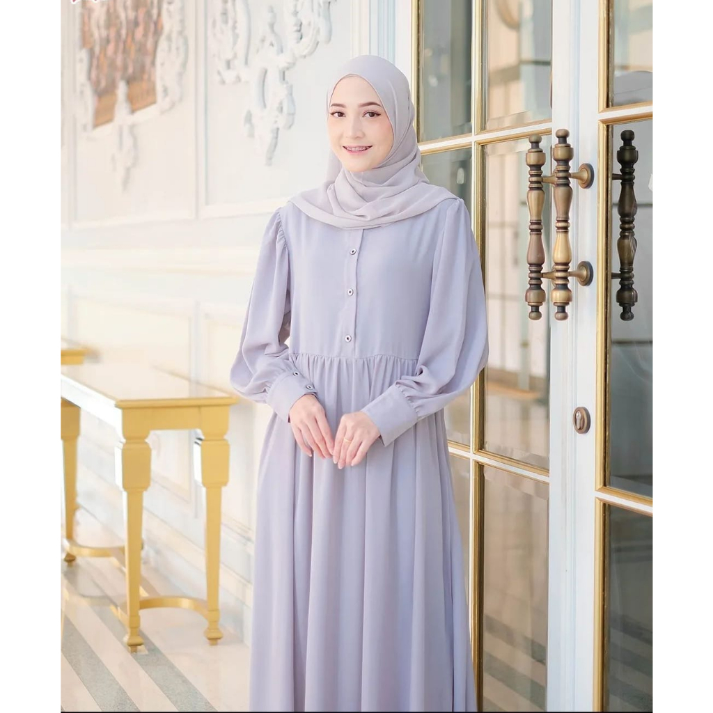 Yumna Dres Baju Gamis Pakaian Wanita Trendy Terkini Terlaris Murah