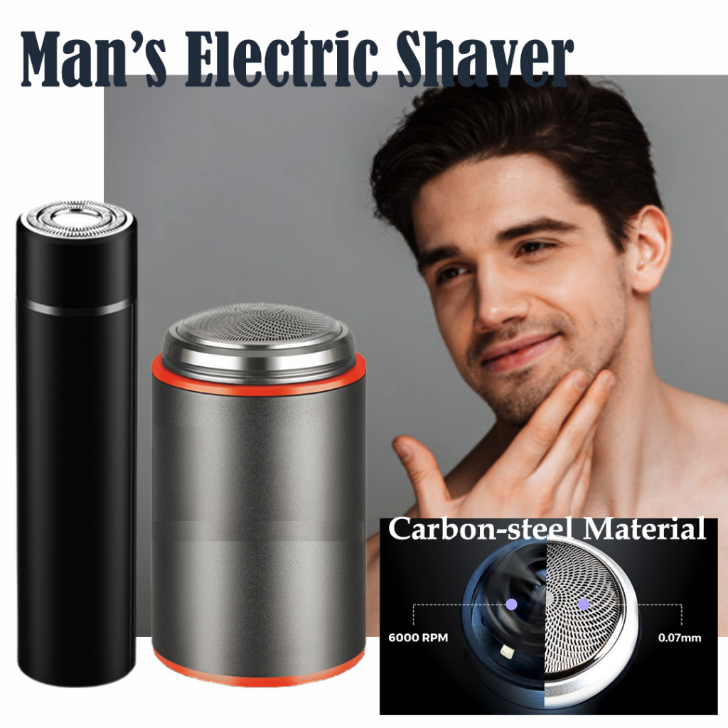 Shaver Mini Portable Elektrik Shaver Alat Cukur Jenggot Kumis Pria