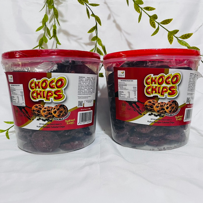 CHOCOCHIPS DOUBLE CHOCO TOPLES 540gr