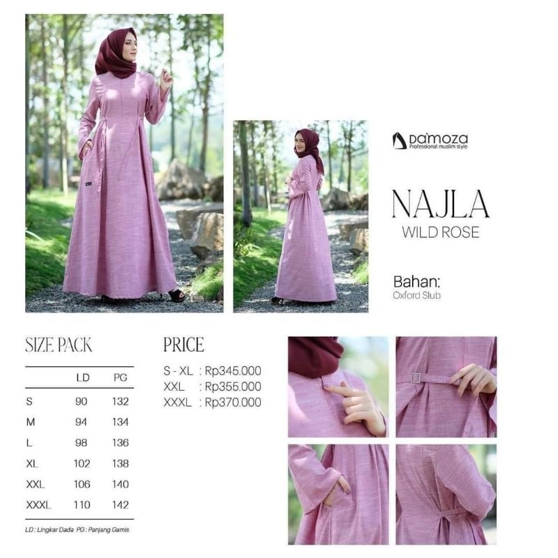 gamis viral elegant najla damoza