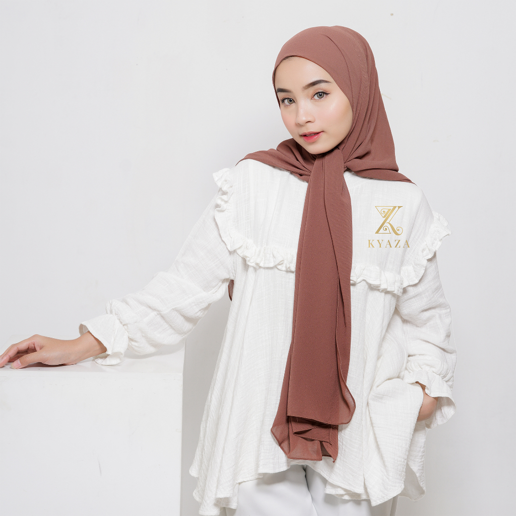 Pashmina Oval Ceruty Babydoll Premium Pashmina Curve/Oval, Pashmina Oval Premium Part 2