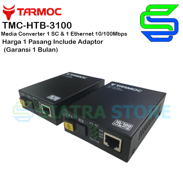 Tarmoc TMC-HTB-3100 Netlink HTB3100 1FO 1Lan 10/100 Media Converter